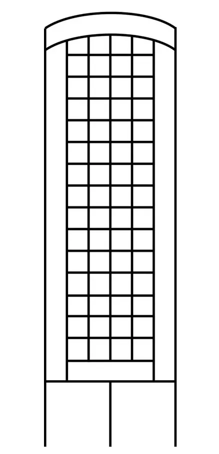 2' Radius Top Trellis