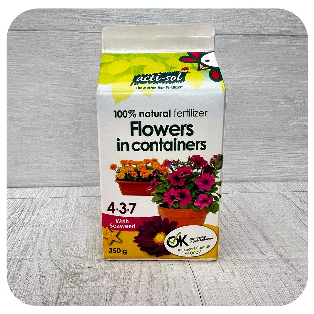 Actisol Sprinkle-on Organic Fertilizer for Annual Flowers 4-3-7