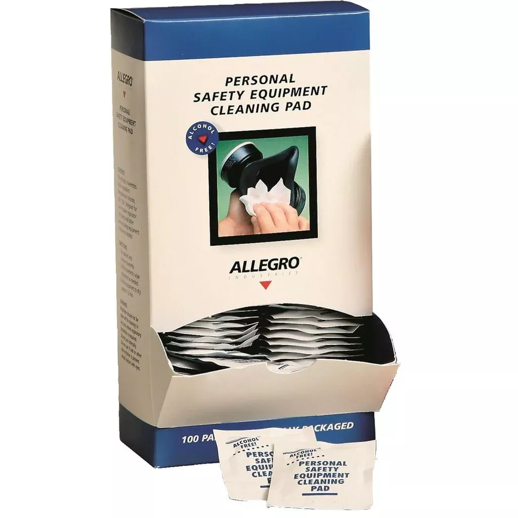 ALLEGRO Respirator Wipe Pads Dispenser Box | 100ct