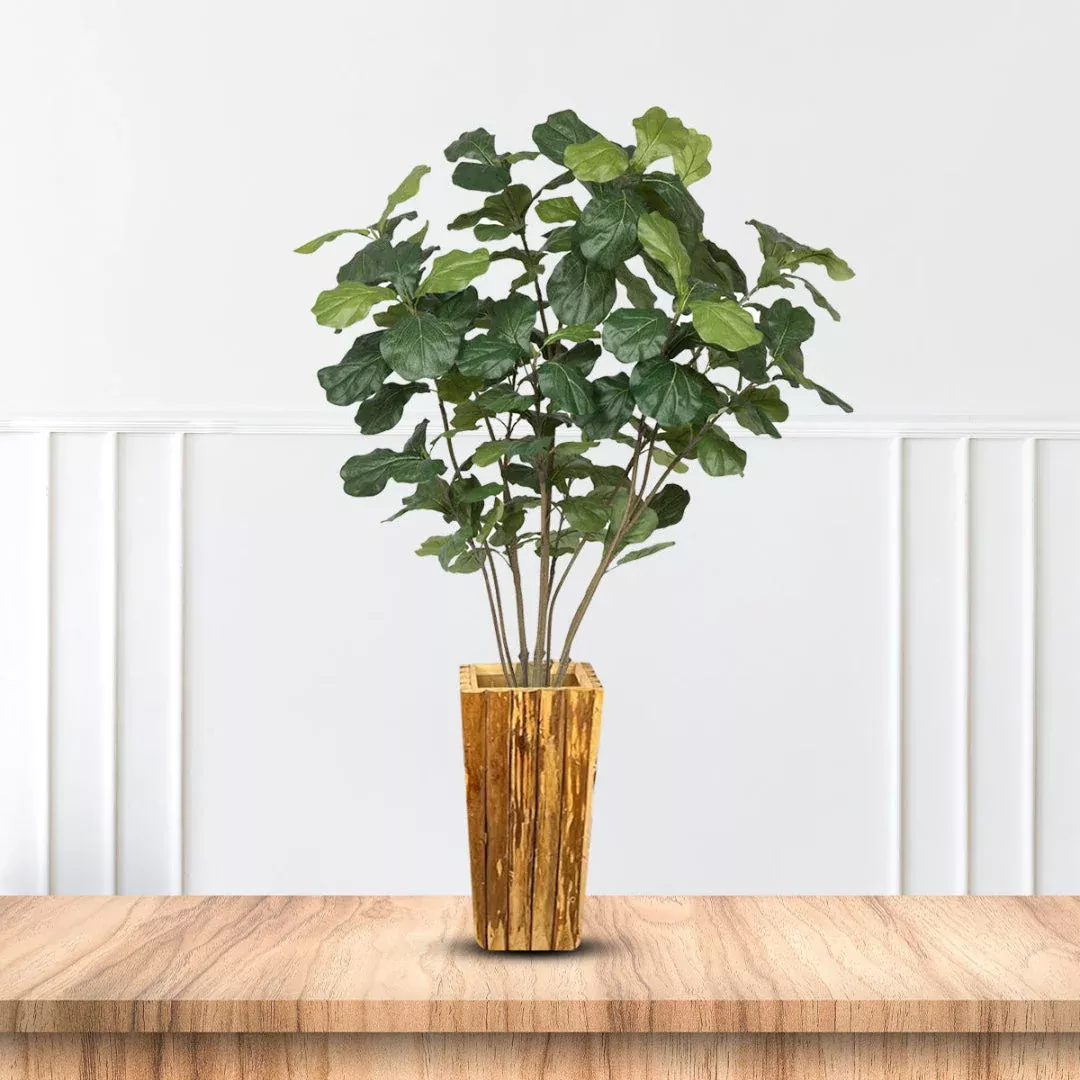 Artificial Cluster Fiddle Leaf Tree – Dense | Pixies Gardens