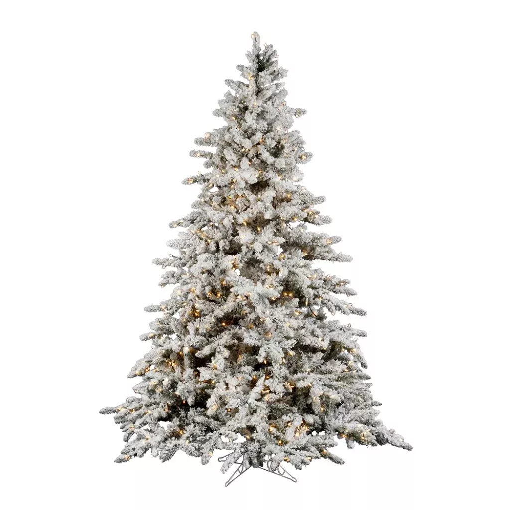 Artificial Tree : Flocked Utica Tree | Pixies Gardens