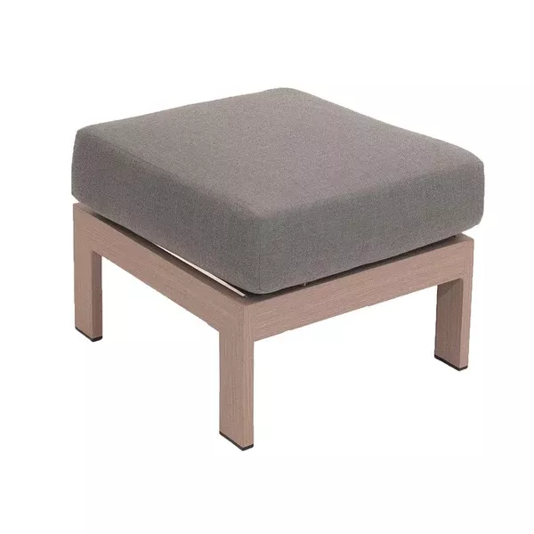Avery Ottoman Driftwood/Lifeguard Dove