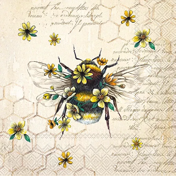 Bee Queen Napkin