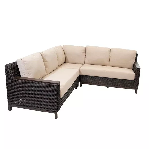 Beno Sectional Roasted Pecan/Hemingway Papyrus