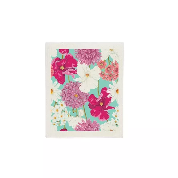 Bold Floral Sponge Cloth
