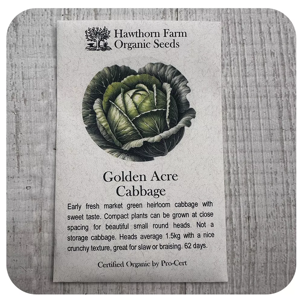 Cabbage (Hawthorn Farm ORGANIC Seeds)