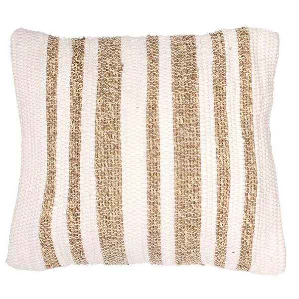 Cameron Chindi Cushion W/Insert Bone 18x18
