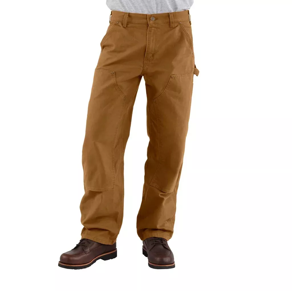 Carhartt B136Loose Straight Washed Duck Double-Front Dungaree