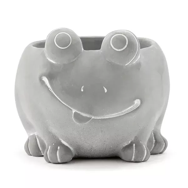 Concrete Frog Planter