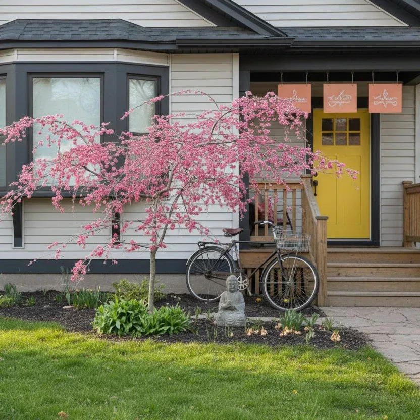 Crimson Cascade Peach- Weeping Peach