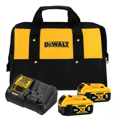 DeWalt DCB205-2CK 20V MAX 5.0Ah Starter Kit with 2 Batteries