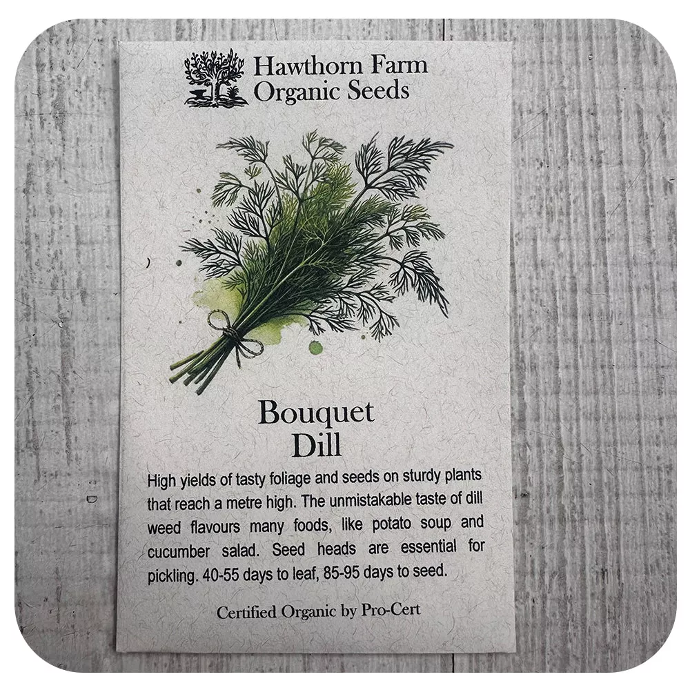 Dill (Hawthorne Farm ORGANIC Seeds)