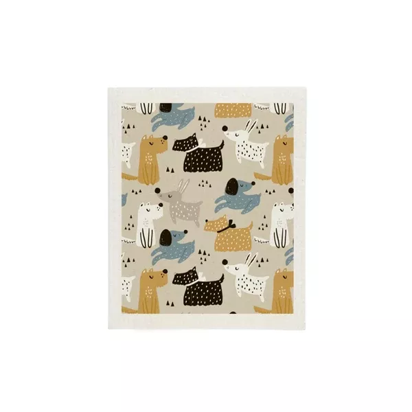 Dogs Sponge Cloth