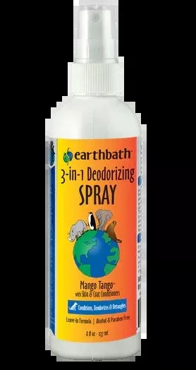 Earthbath 3-in-1 Deodorizing Spray for Pets - Mango Tango, 8oz