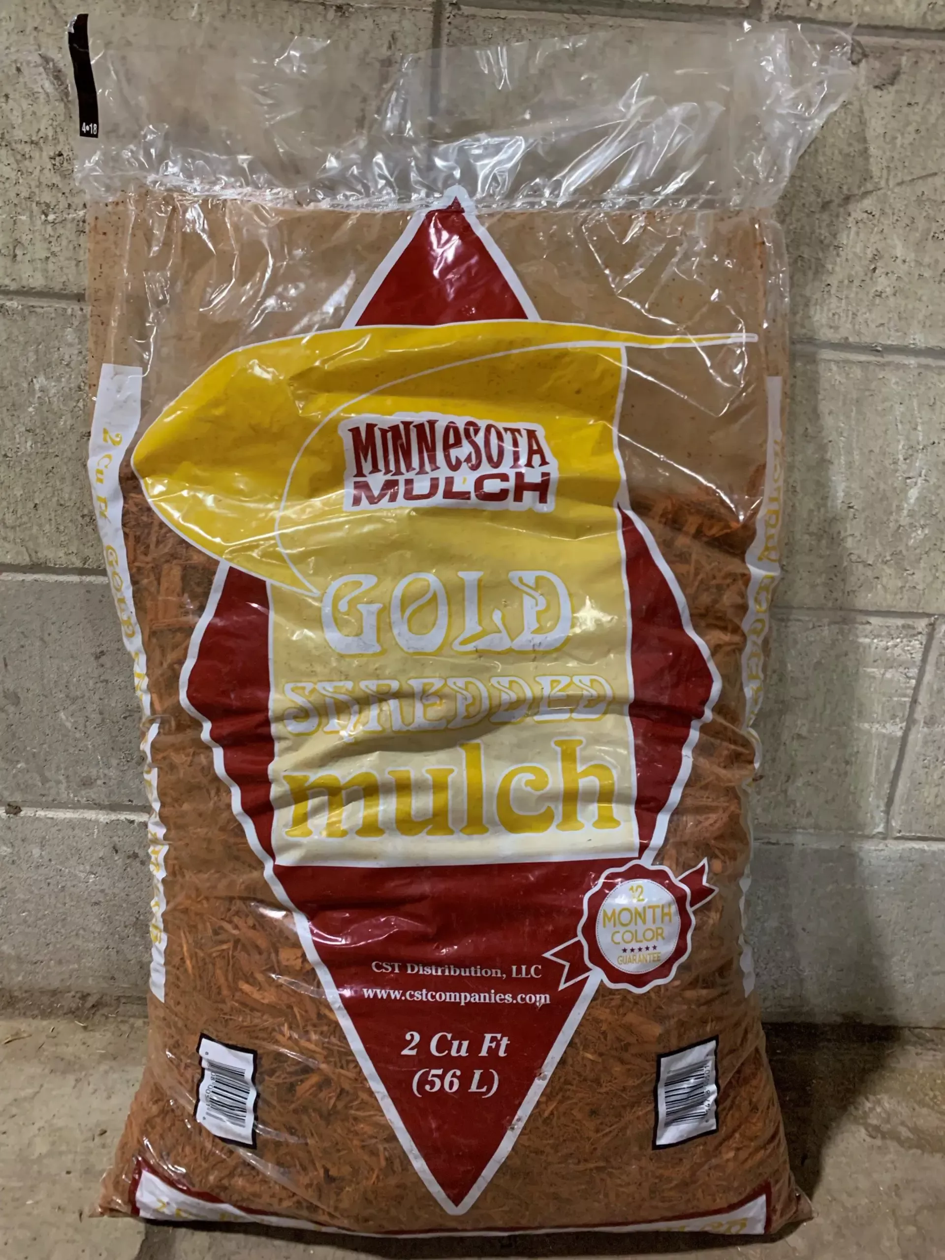 Gold Shredded Mulch