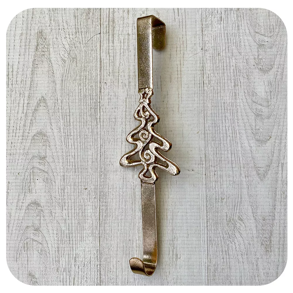 Gold Tree Wreath Hanger