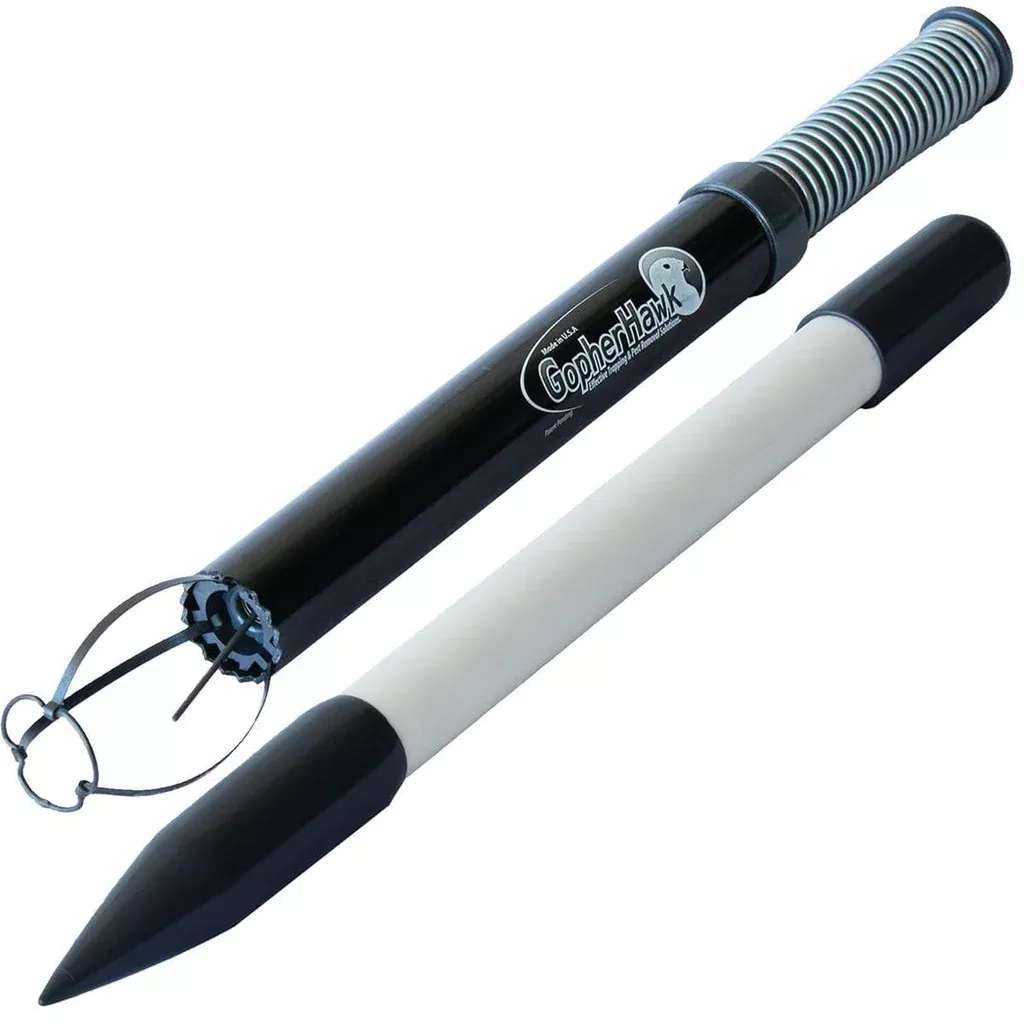 GopherHawk Mole & Gopher Trap with Wedge-and-Probe Tool