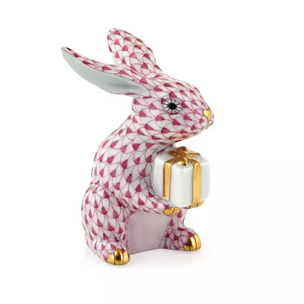 Herend Celebration Bunny – Raspberry
