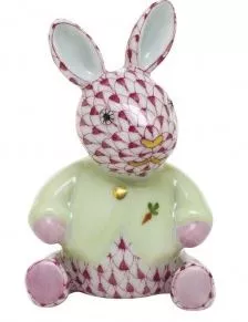 Herend Sweater Bunny – Raspberry