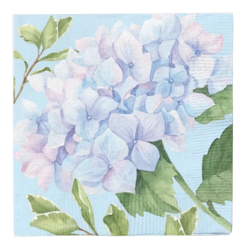 Hydrangea Cocktail Paper Napkins
