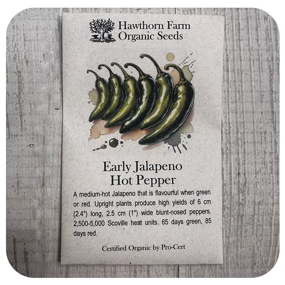 Jalapeno Pepper (Hawthorn Farm ORGANIC Seeds)