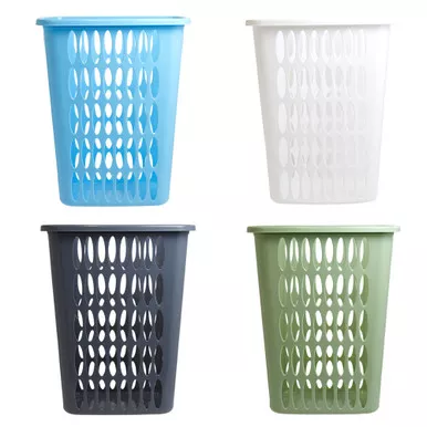 LAUNDRY BASKET RECT NO COVER ASSORTED COLORS 17 X 13.25 X 21.5