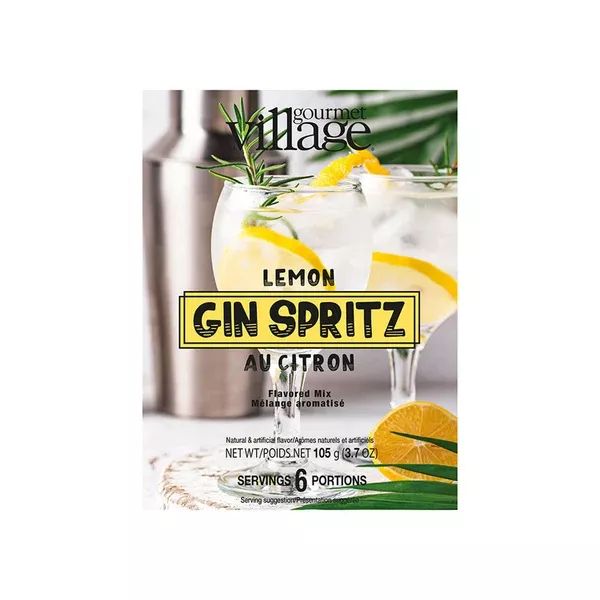 Lemon Gin Spritz Makes 6 Servings