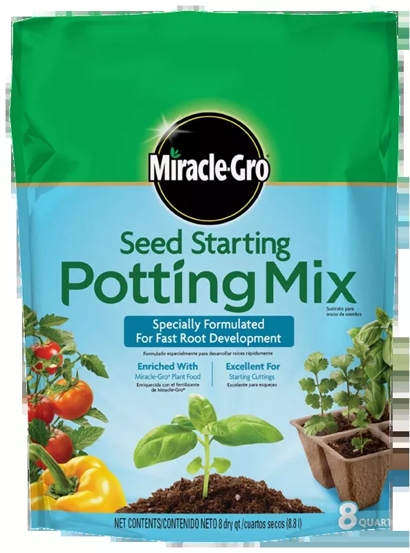 Miracle-Gro Seed Starting Potting Mix, 8 quart