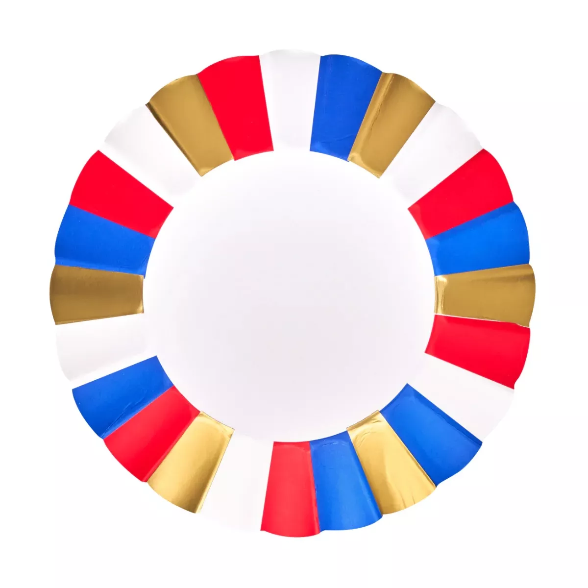 Modern Patriotic Paper Salad Plates/8pk