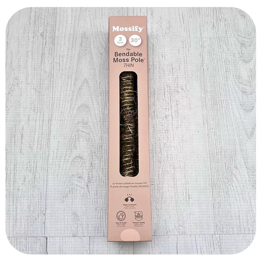 Moss Pole (Bendable) - Pack of Three 30"