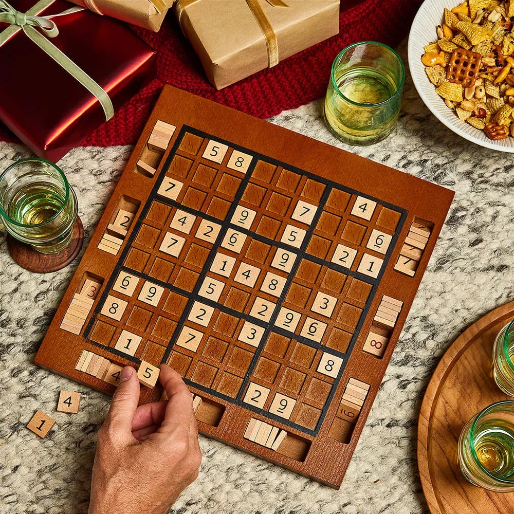Rustic Wooden Sudoku Board