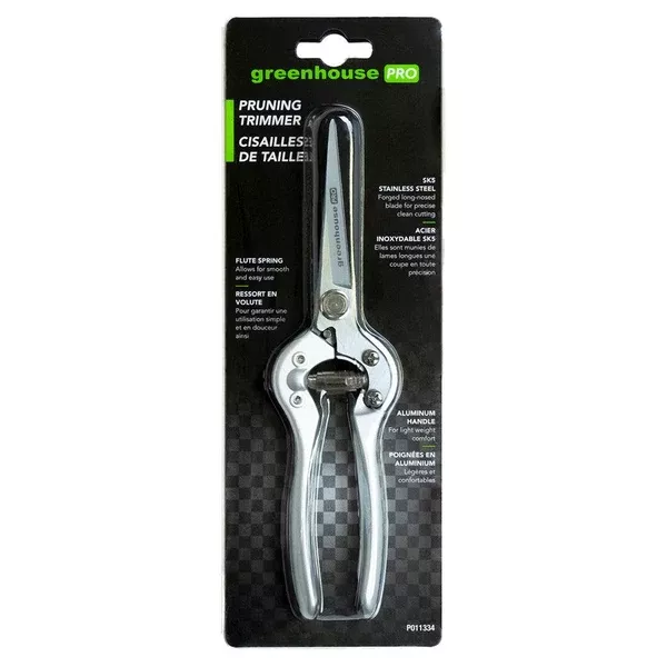 Stainless Steel Long Nose Pruning Trimmer 8in