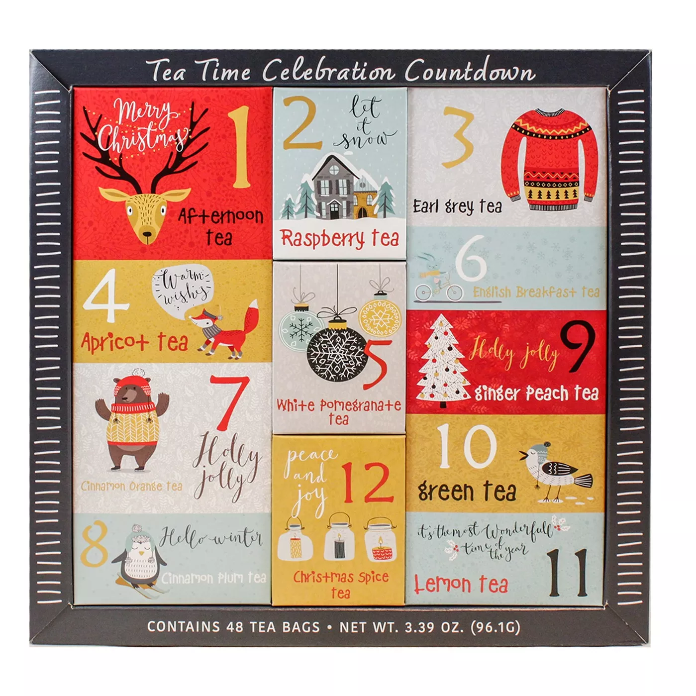 Tea Time Celebration Countdown Advent Calendar