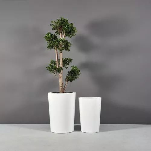 Tegel Tapered Round Planters