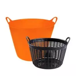Tub Trug Orange 7 Gallonwith Colander