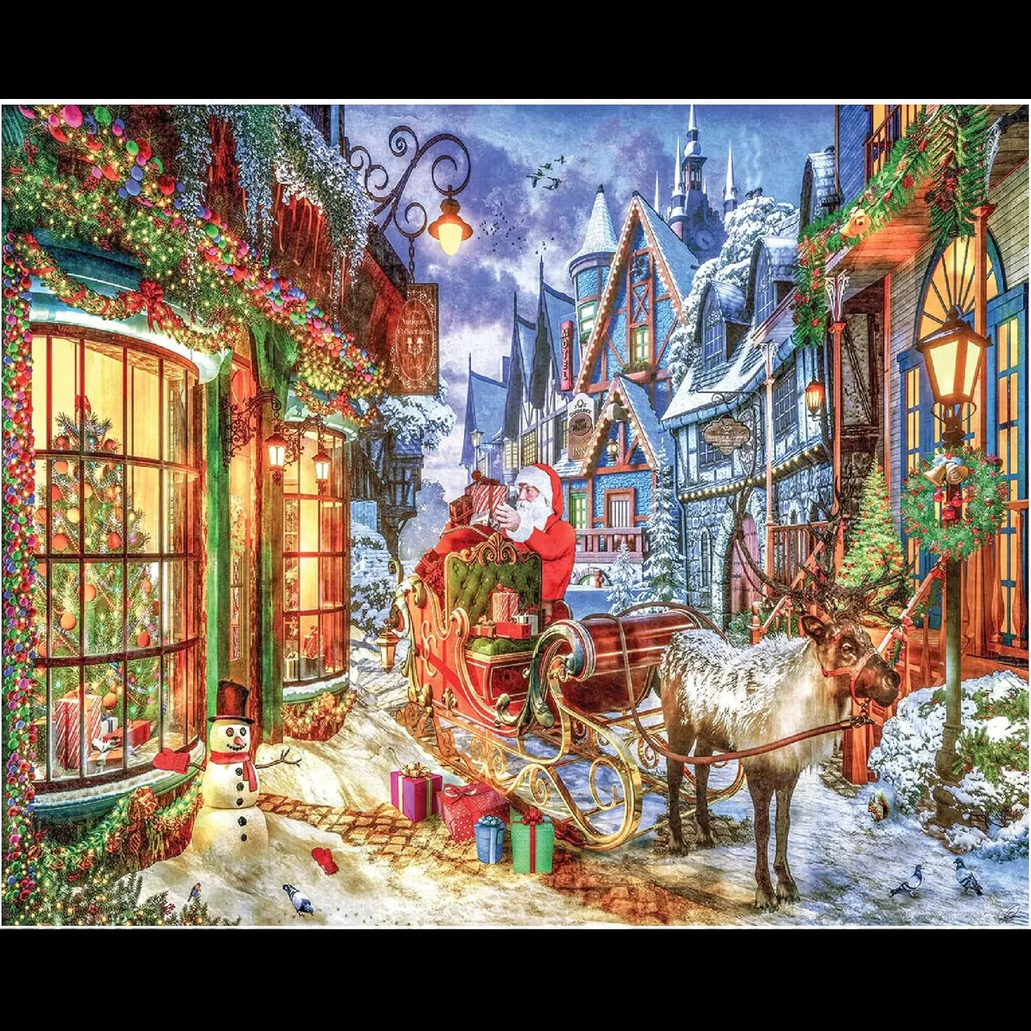 White Mountain Puzzles Santa’s Deliveries