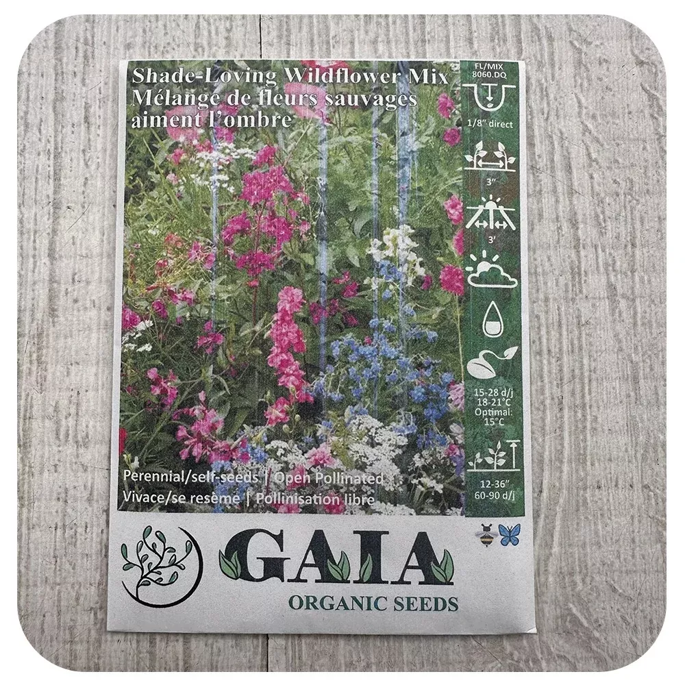 Wildflower MIx for Shade Seeds