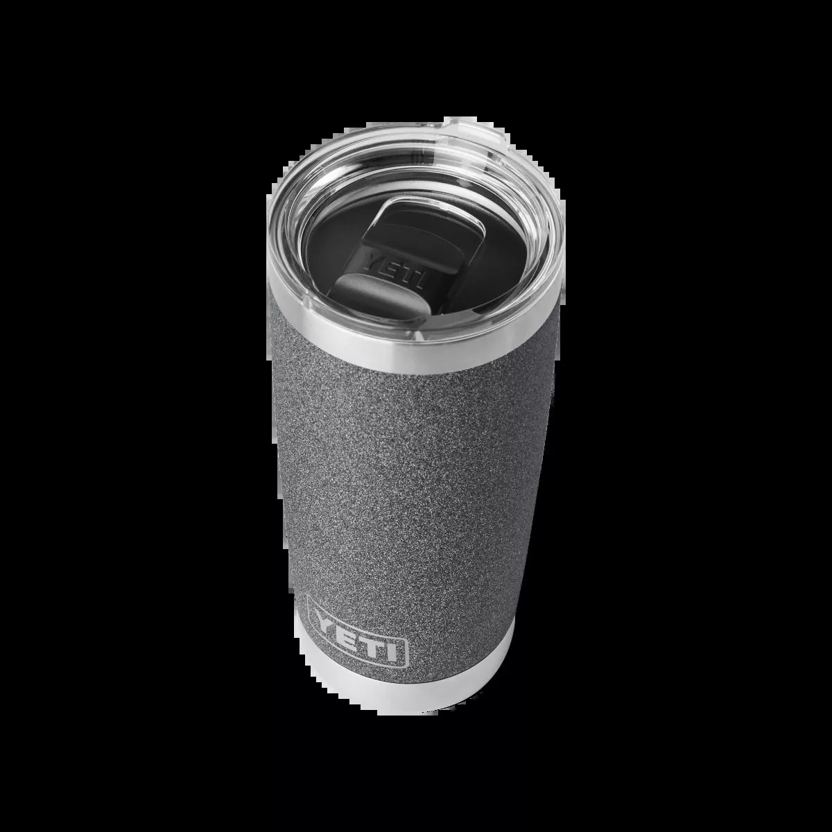 Yeti Rambler 20oz Tumbler with Magslider Lid – Black Stone